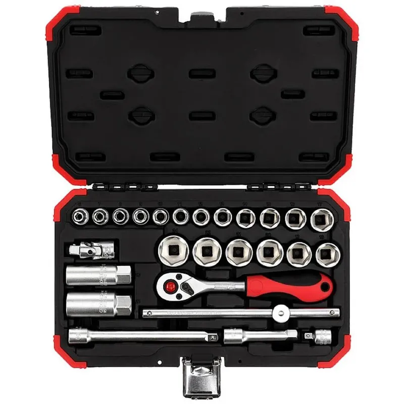 Gedore RED 3300053 R49003046 Jeu de clés à douille 1/4" métrique 46 pièces