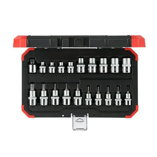 Gedore RED 3300045 R68003020 Jeu de clés à douilles 3/8" et 1/2 20 pièces
