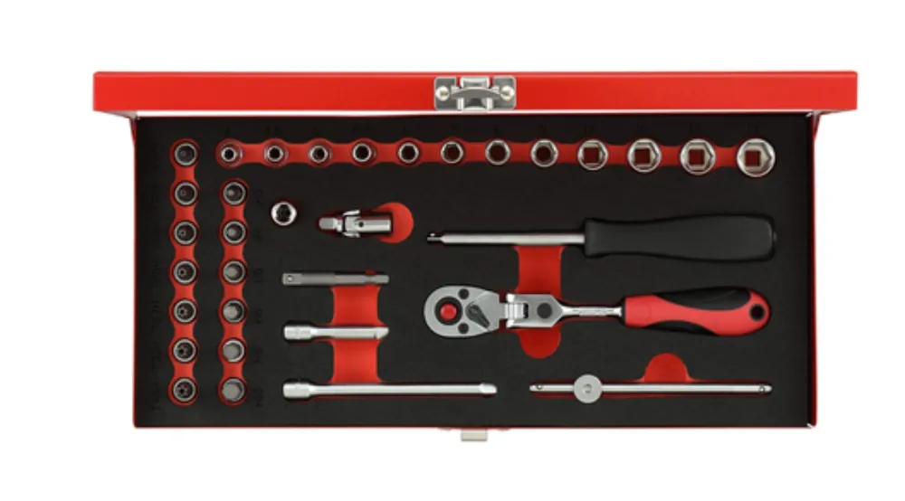 Gedore RED 3300004 R49004033 Jeu de clés à douille 1/4" métrique 32 pièces