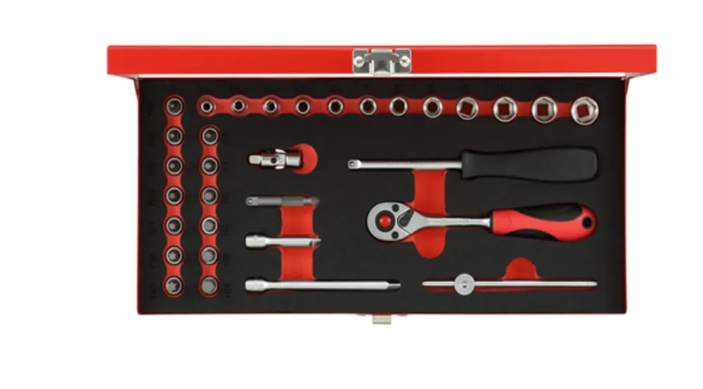 Gedore RED 3300001 R49014033 Jeu de clés à douille 1/4" métrique 33 pièces