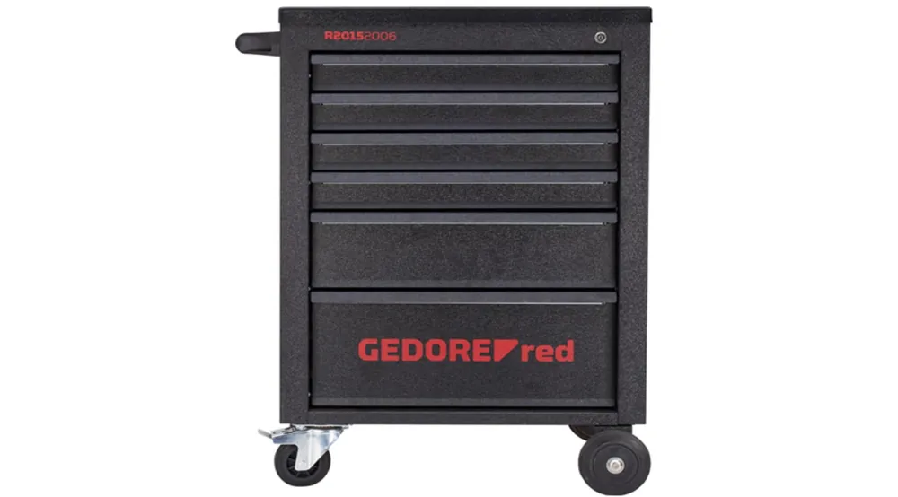 Gedore RED 3300012 R20152006 Chariot à outils MECHANIC 6 tiroirs Noir