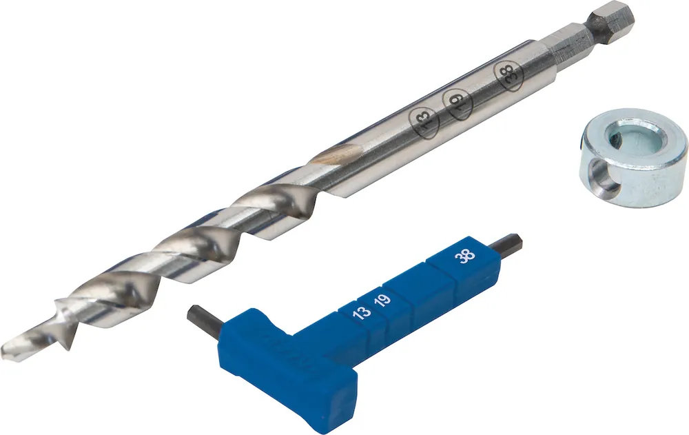 Kreg KPHA308-INT Mèche Easy Set avec marquages 13, 19 et 38 mm