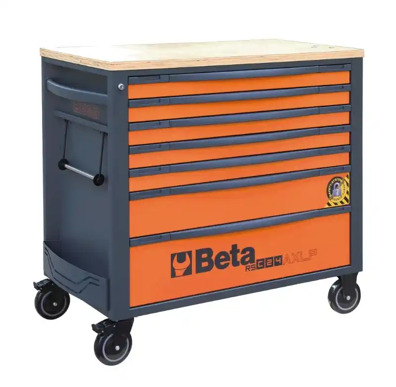 Beta 024004571 RSC24AXLP/7-O Chariot à outils 7 tiroirs Orange