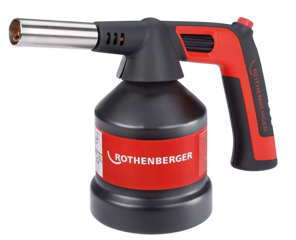 Rothenberger 1000002358 ROFLAME 4 PIEZO Brûleur à gaz, sans gaz, en boîte