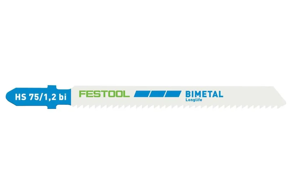 Festool Accessoires 204270 Lame de scie sauteuse HS 75/1,2 BI/5 METAL STEEL/STAINLESS STEEL