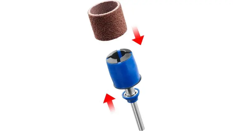 Dremel 2615S407JA Mandrin de ponçage EZ SpeedClic et bandes abrasives 13 mm (SC407)