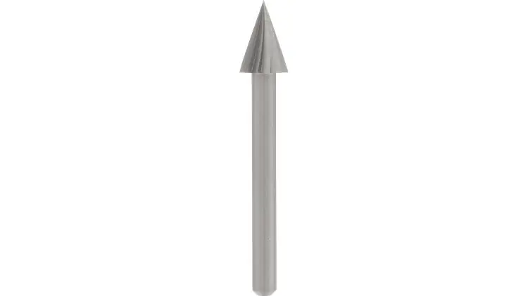 Dremel 26150125JA Fraise triangulaire à grande vitesse 6,4 mm (125)