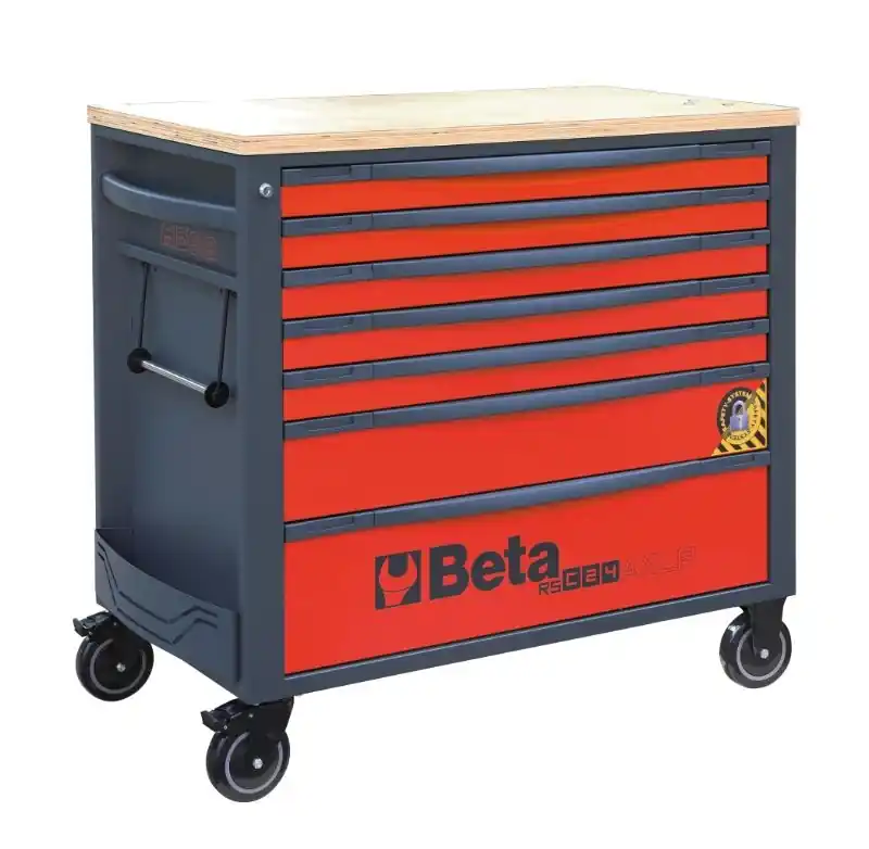 Beta 024004573 RSC24AXLP/7-R Chariot à outils 7 tiroirs Rouge