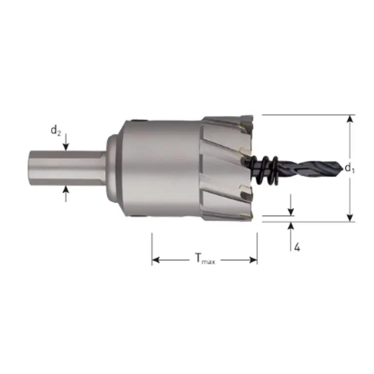 Rotec 535.0260 Coupe-trou 26 mm queue 13 mm