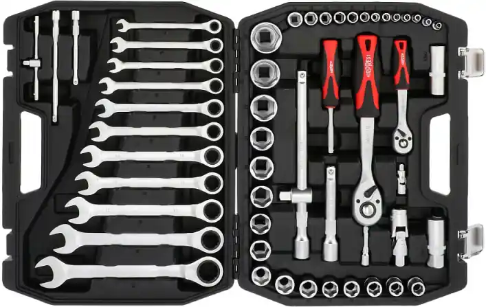 Airpress 75248 Coffret à outils set de douilles 54 pcs professionnel