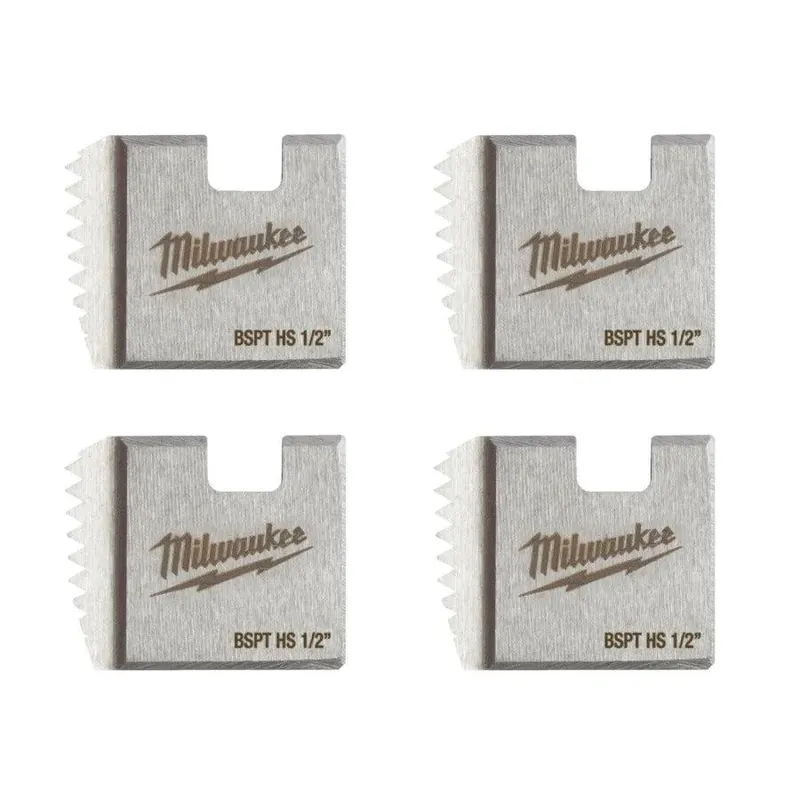 Milwaukee Accessoires 4932480233 FPTD 1/2˝ BSPT HS Filières de filetage de tuyaux