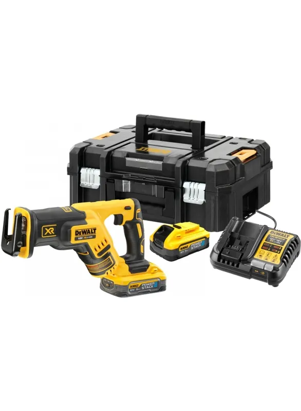 DeWalt DCS367H2T-QW Scie à guichet XR 18 Volt Powerstack 5.0 AH Li-ion