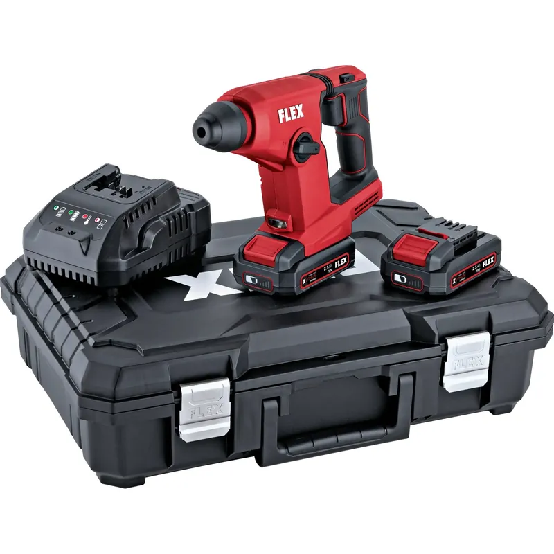 Flex-tools 531312 FHE 1-16 18.0-EC TC 2.5/Set Marteau pneumatique 18V 2.5Ah Li-ion