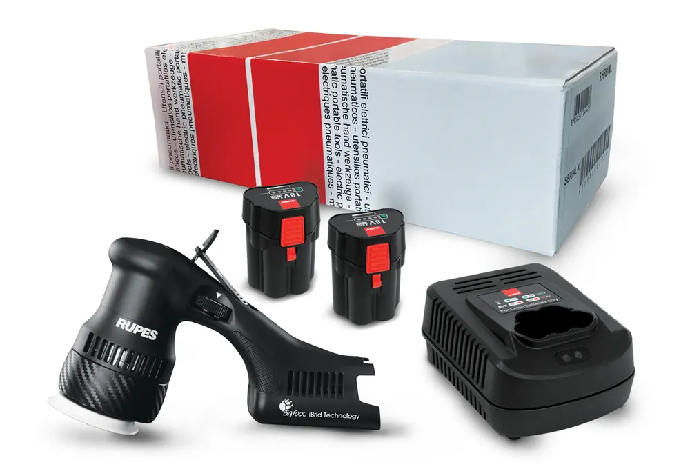 Rupes RU-HLR75/STB HLR75/STB iBrid Mini polisseuse excentrique Accu Set 75mm 18V 2.5Ah