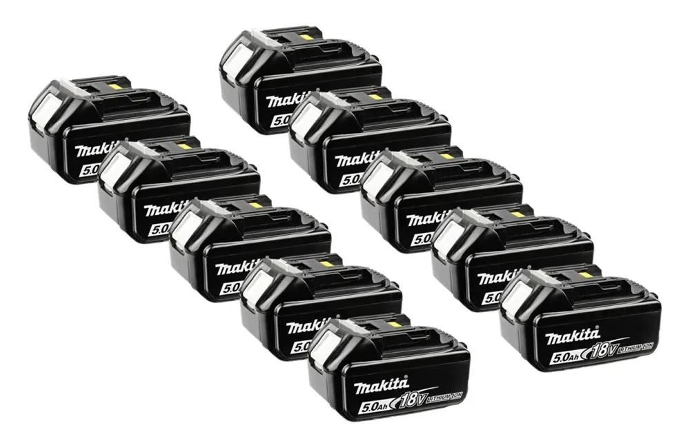 Makita Accessoires BL1850B10pack BL1850B 10-pack - 10 x batterie 18 Volt 5.0Ah Li-ion