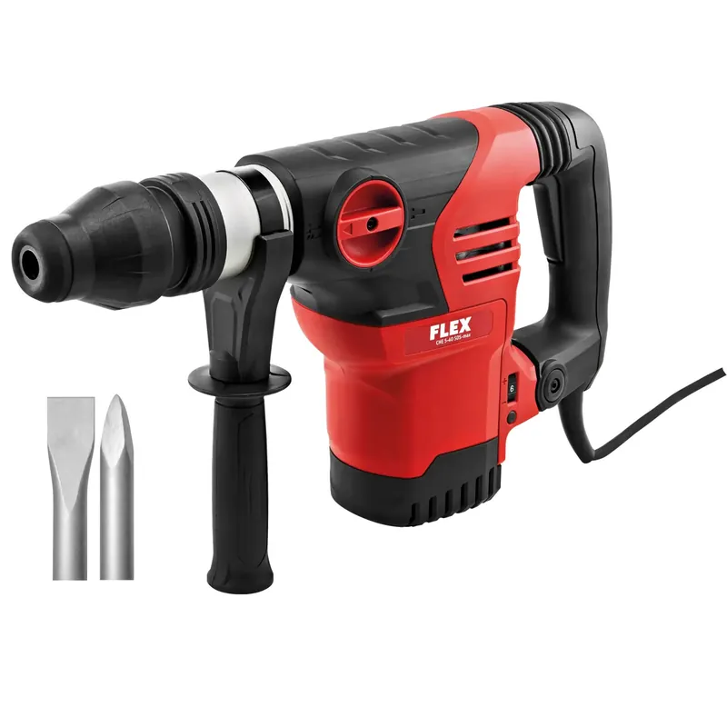 Flex-tools 532026 CHE 5-40 Marteau combiné 10J SDS-max + jeu de burins
