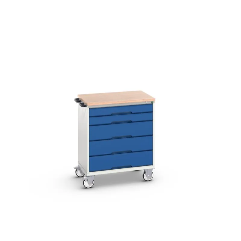 Bott 16927001.11 Verso armoire mobile 5 x tiroirs MPX wb