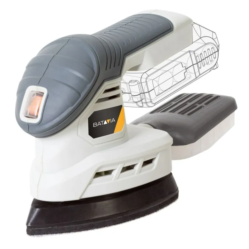Batavia 7063093 MaxxPack 18V ponceuse multiple sans fil, sans batterie ni chargeur