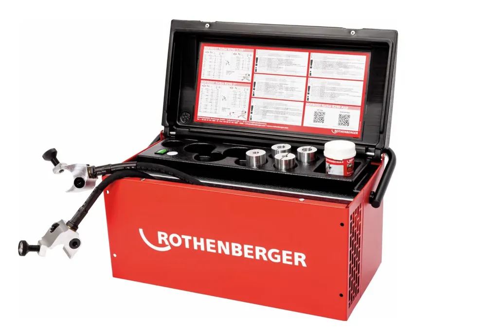 Rothenberger 1500004196 Rofrost II Turbo 2" R290 Système de congélation de tuyaux + 8 coquilles de réduction
