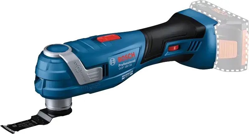 Bosch Bleu 06018G2001 GOP 18 V-34 Multitool 18V Li-Ion excl. batteries et chargeur
