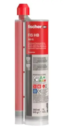 Fischer 562659 Mortier d‘injection à haute adhérence FIS HB 360 S