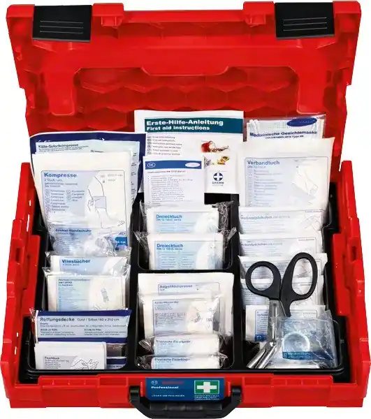 Bosch Bleu Accessoires 1600A02X2R Trousse de premiers secours Professionnel en L-BOXX