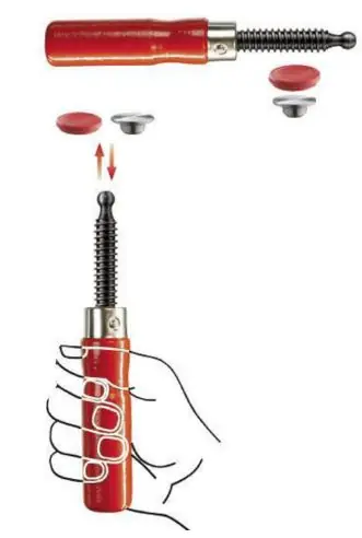 Bessey 3101389 Poignée en bois, plaque de pression interchangeable