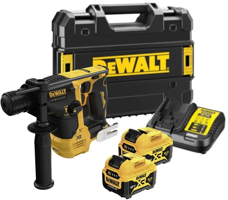 DeWalt DCH072P2-QW Marteau sans fil SDS Plus XR 12V 5.0Ah Li-Ion dans une mallette TSTAK