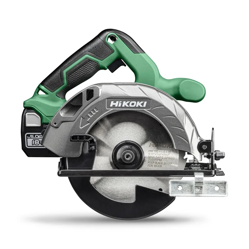 HIKOKI C1806DUMWPZ Scie circulaire sans fil 165mm 18V 5.0Ah Li-Ion en boîtier HSC IV
