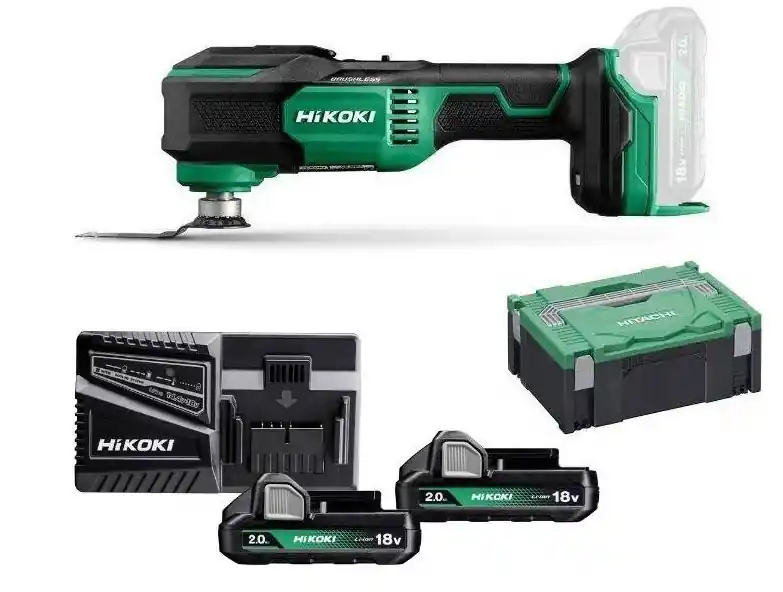 HIKOKI CV18DAWRZ Outil multifonction 18V 2.0Ah Li-Ion dans Hikoki System Case II