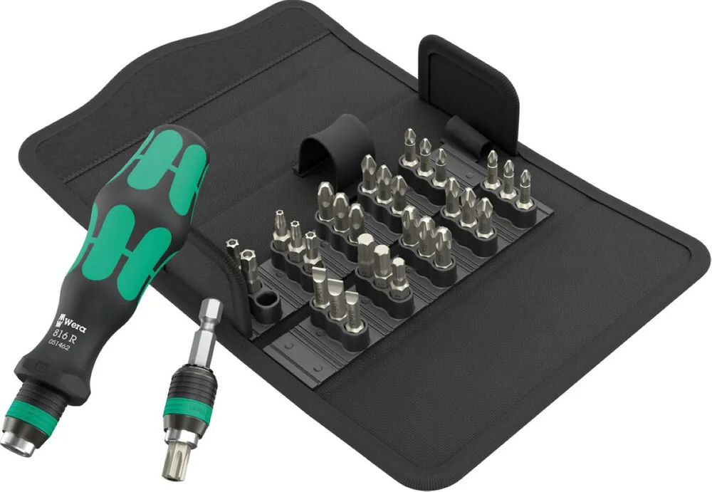 Wera 05057113001 Kraftform Kompakt 70 Jeu de tournevis universels, 32 pièces