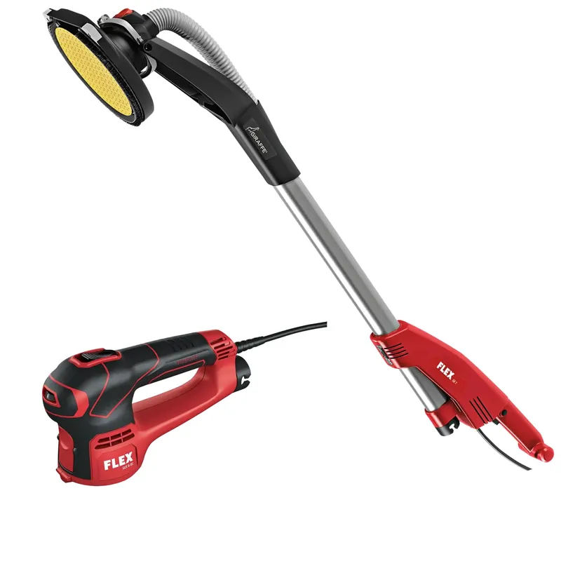 Flex-tools 532858 GE 7 + MH-R Ponceuse murale et de plafond Girafe avec système de changement de tête + GCE 6-EC Ponceuse Handy-Giraffe