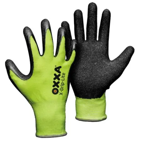 Oxxa 1.51.025.08 Oxxa X-Grip-Lite jaune/noir, 8/M