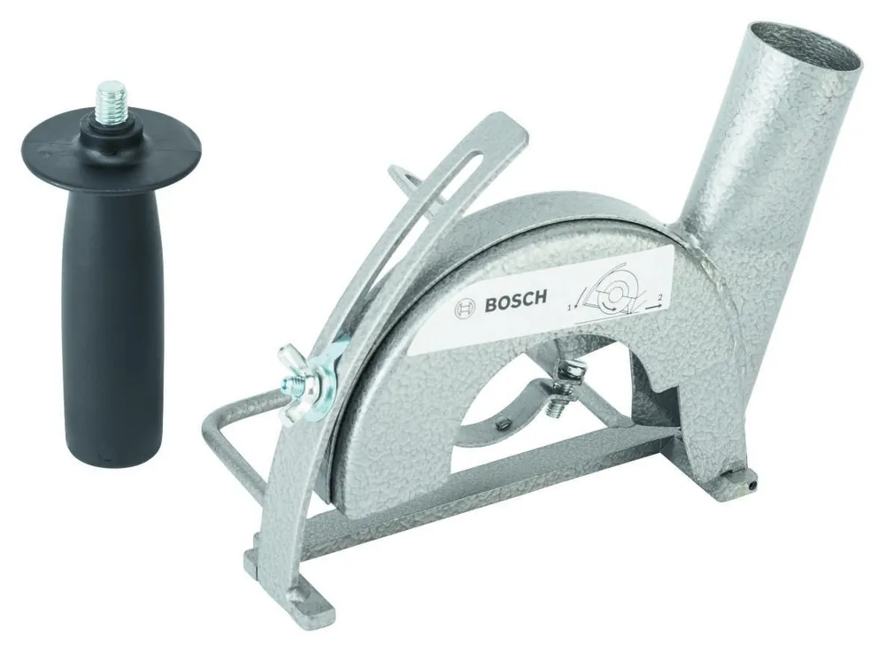 Bosch Bleu Accessoires 1605510291 Hotte d‘aspiration avec raccord d‘aspiration PWS et GWS, 115-125 mm