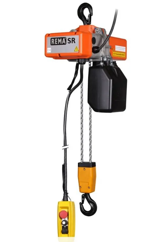 Rema 0801204-4 Palans électriques à chaîne SR 230 V contrôlés par 24V 500kg 4 mètres