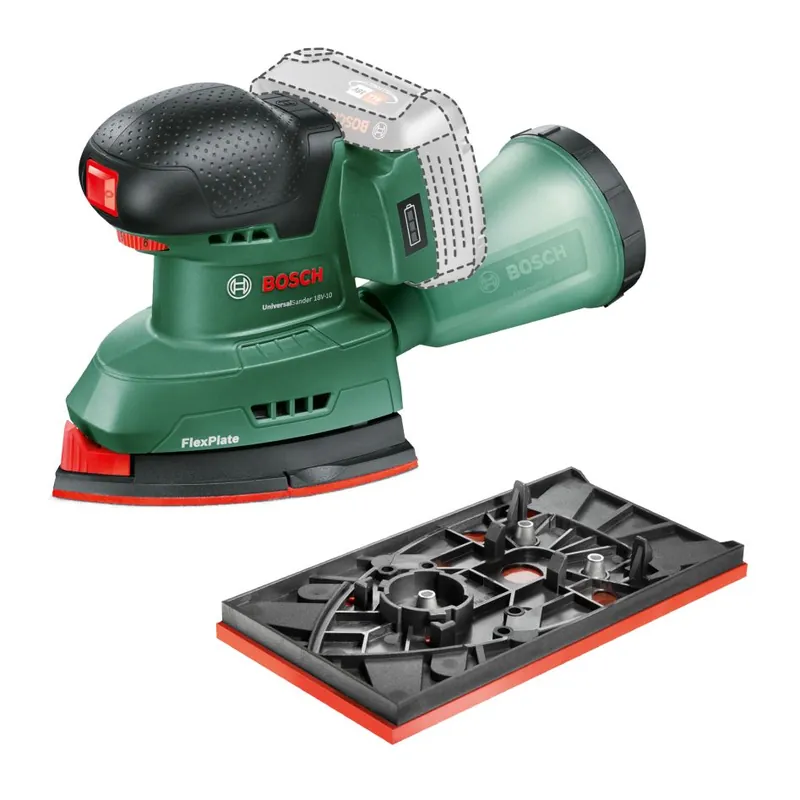 Bosch Vert 06033E3100 Ponceuse multiple sans fil UniversalSander 18V-10