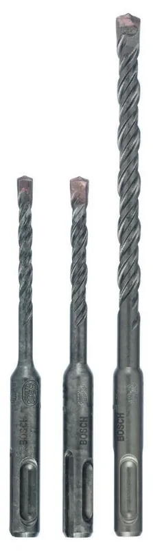 Bosch Bleu Accessoires 1617000118 Jeu de 3d SDS-Plus-5, 5 ; 6 ; 8 mm