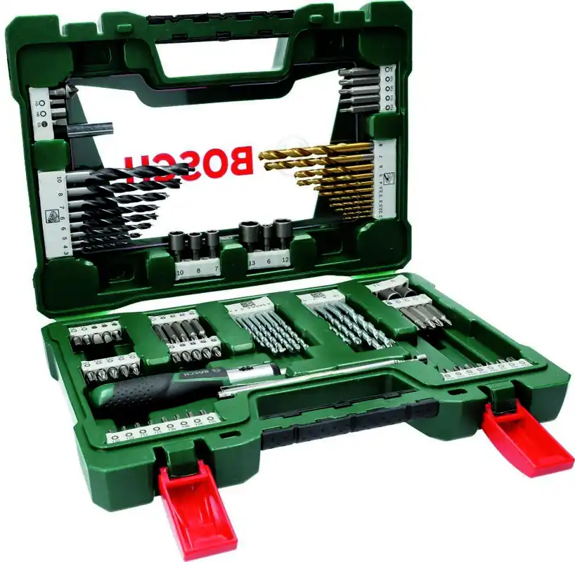 Bosch Vert Accessoires 2607017195 V-Line Set d‘embouts de perçage et de vissage 91 pièces