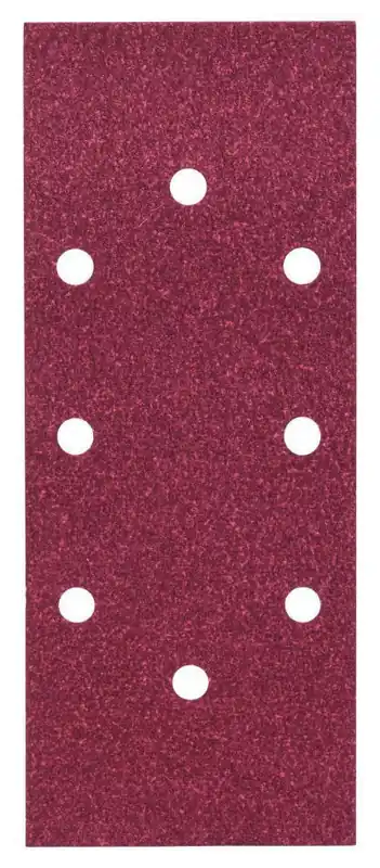 Bosch Vert Accessoires 2607017105 Feuille abrasive droite pour B+D 93x230mm K80 perforée 25 pièces