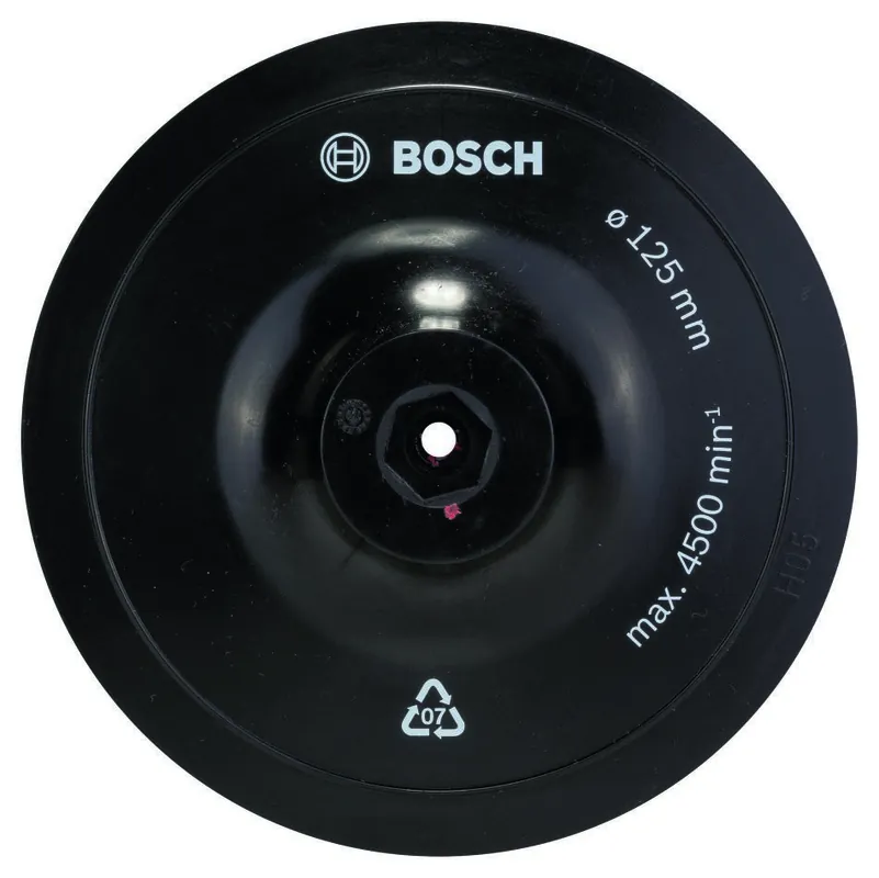 Bosch Bleu Accessoires 1609200154 Disque de soutien Système Velcro 125x8