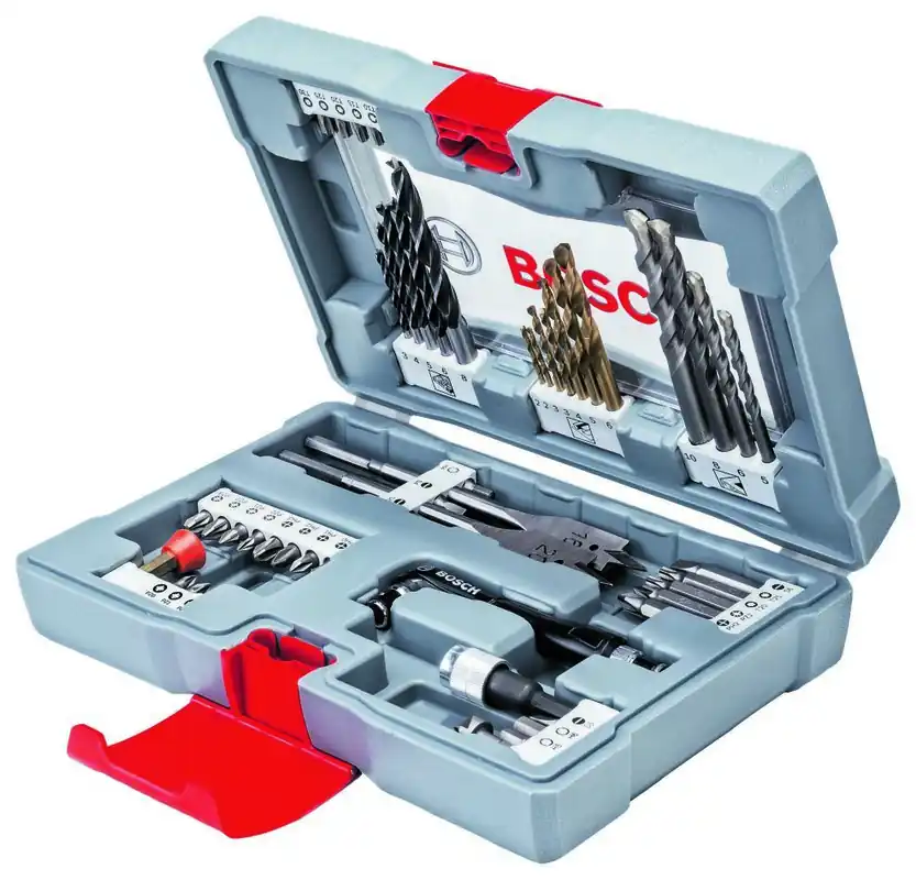 Bosch Vert Accessoires 2608P00233 Jeu de forets et d‘embouts V-Line 49 pièces de qualité supérieure