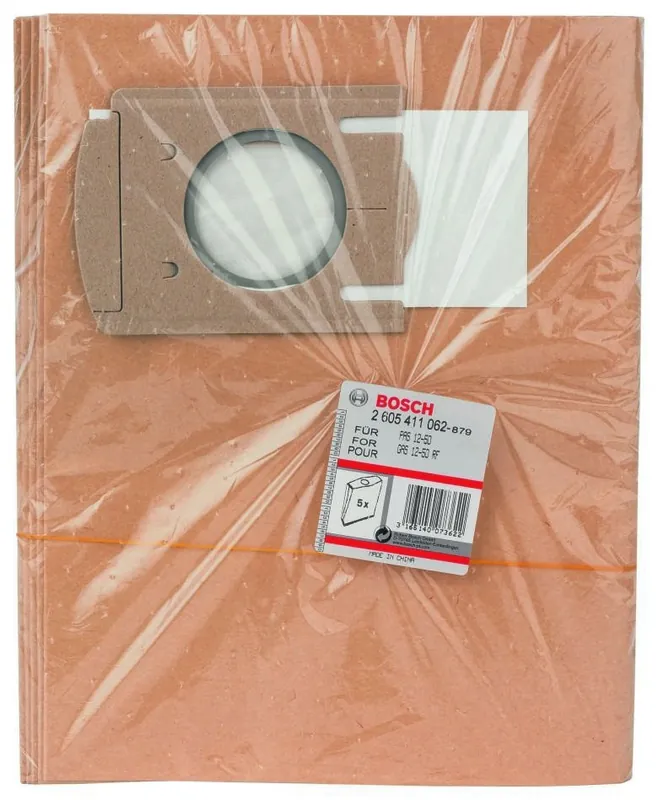 Bosch Bleu Accessoires 2605411062 5x Sac filtre papier GAS 12-50RF
