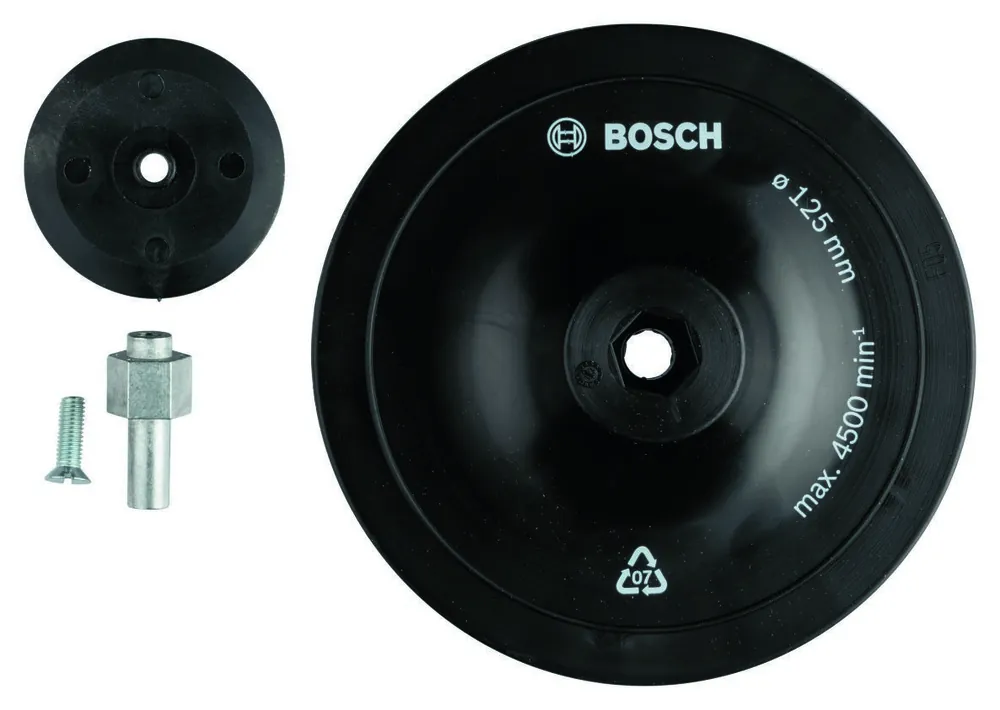 Bosch Bleu Accessoires 1609200240 Disque de support en caoutchouc 125