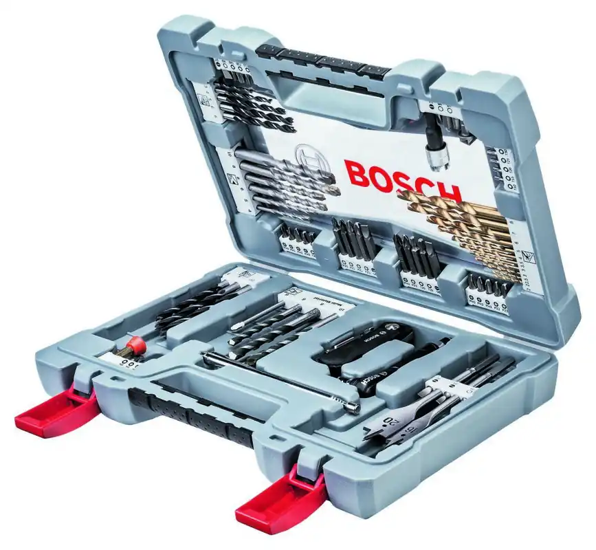 Bosch Vert Accessoires 2608P00234 Jeu de forets et d‘embouts V-Line 76 pièces de qualité supérieure