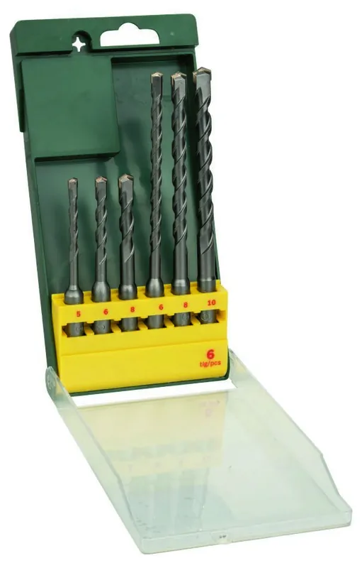 Bosch Vert Accessoires 2607019447 Jeu d‘embouts de marteau SDS-Plus 6 pièces