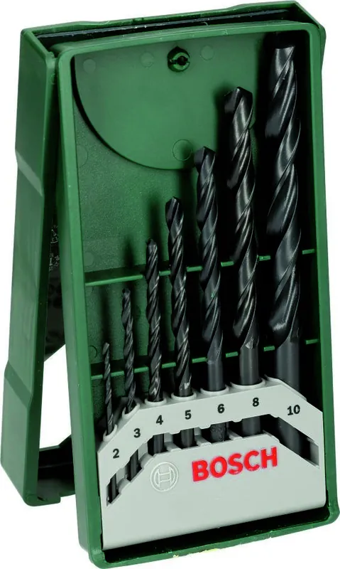 Bosch Vert Accessoires 2607019673 MINI X-LINE Jeu de mèches à métaux 7 pièces