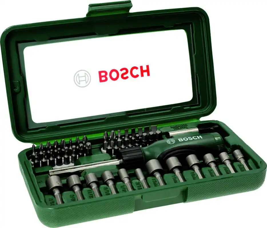 Bosch Vert Accessoires 2607019504 Jeu d‘embouts de vis 46 pièces