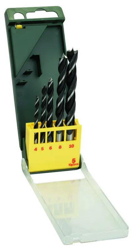 Bosch Vert Accessoires 2607019440 Jeu de forets hélicoïdaux pour le bois 5 pièces