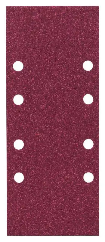 Bosch Vert Accessoires 2607017099 Jeu de feuilles abrasives plates 93x230mm K80 perforées 25 pièces