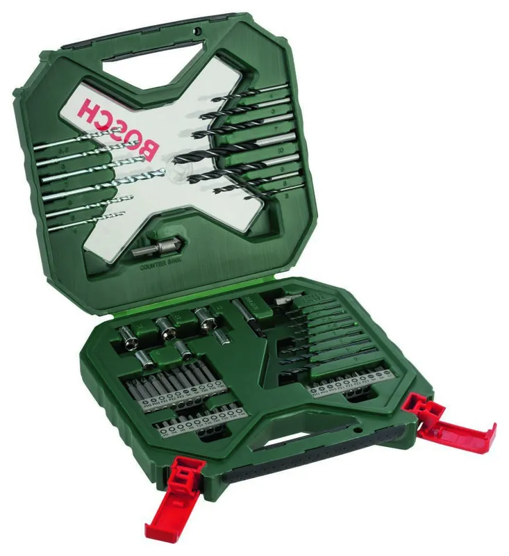 Bosch Vert Accessoires 2607010611 X-Line Classic set d‘embouts de perçage et de vissage 60 pièces